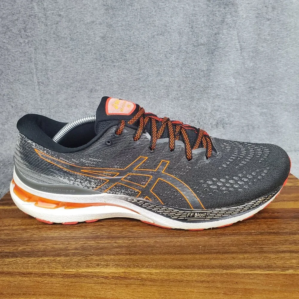 Asics Gel Kayano 28 Shoes Men's 12 Black Training Athletic Running Sneakers